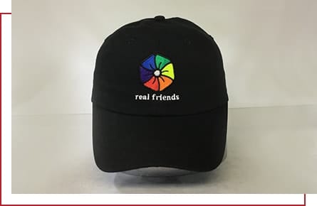 Custom Embroidered Hats black hat embroidered logo