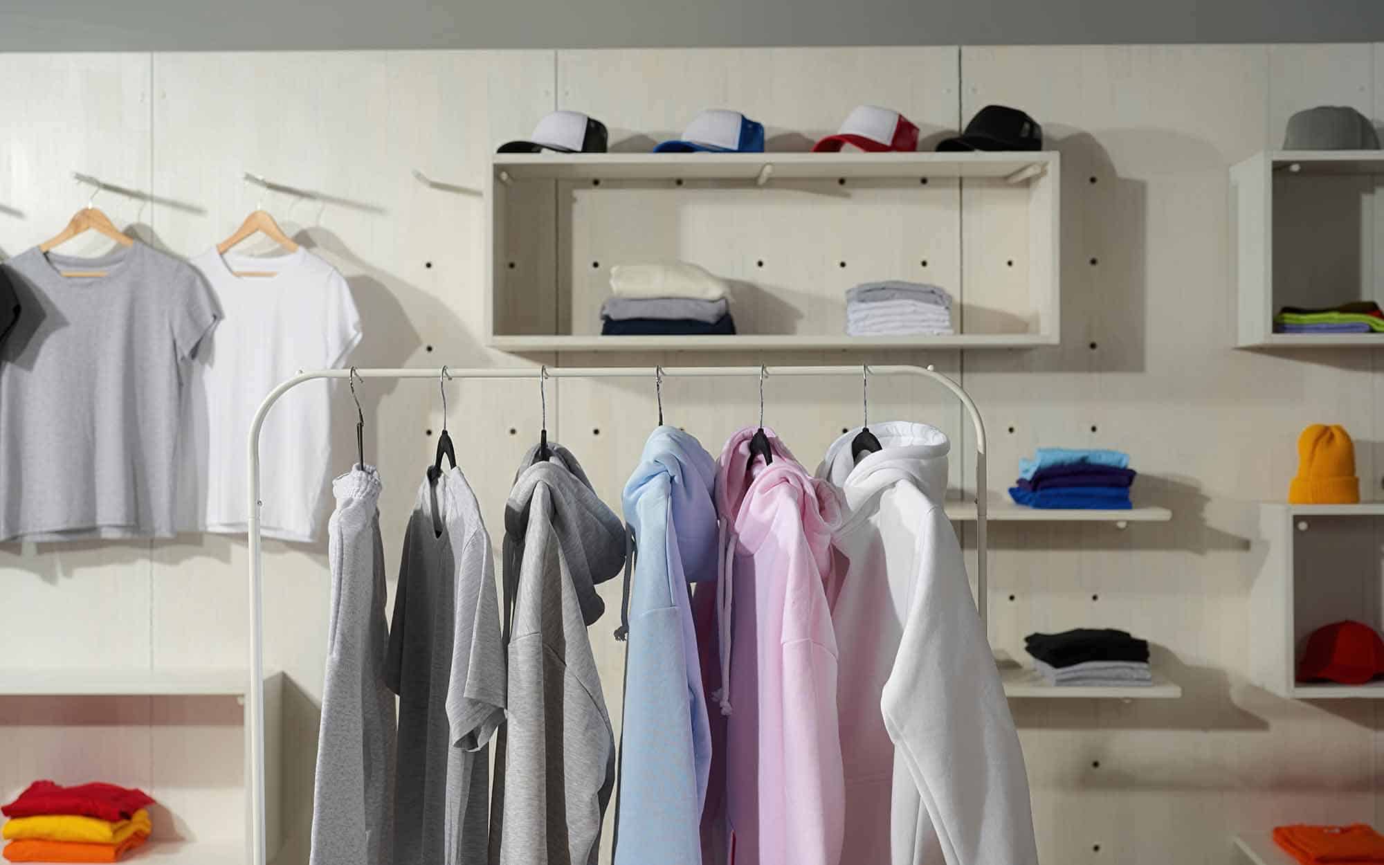 Hoddies On A Rack Screen-Printed Apparel for Fall | Marathon